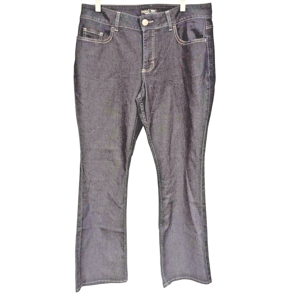 Riders by Lee Bootcut Jeans 14P Dark Blue‎ Mid Rise Stretch Denim Petite Indie